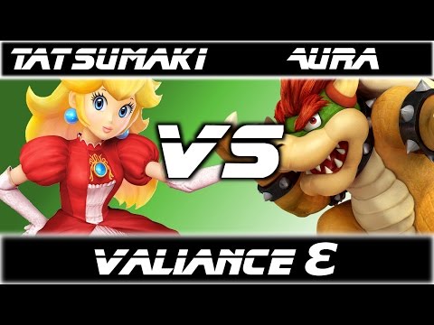 Valiance γ - DRX Tatsumaki(Peach, Captain Falcon) vs. Aura (Bowser) - POOLS -  Smash 4 - Wii U
