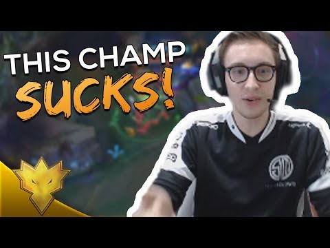 TSM Bjergsen - "THIS CHAMP SUCKS!" - League of Legends Funny Stream Moments & Highlights