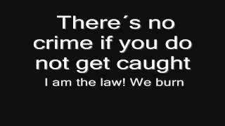 Sabaton - We Burn (lyrics) HD