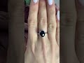 Серебряное кольцо с сапфиром nano 2.225ct
