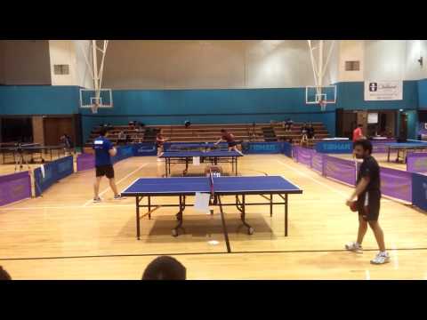 Junwei (Brian) Huang vs. Akshay Gadikar | Coed Team Semifinals | 2017 NCTTA Great Lakes Regionals