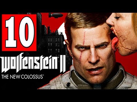 WOLFENSTEIN 2 The New Colossus Walkthrough Part 10 MISSION NEW ORLEANS Exit Through Lower Sewers