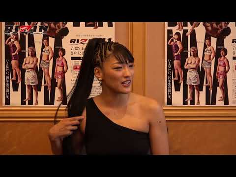 RIZIN.11　RENA選手試合前インタビュー
