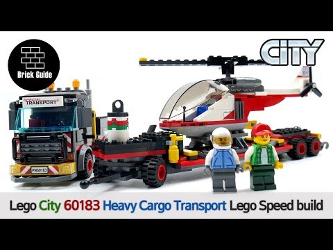 Lego City 60183 Heavy Cargo Transport Lego Speed build