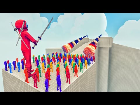 100x AMONG US + GIANT IMPOSTER vs 2x EVERY GOD - Totally Accurate Battle Simulator TABS