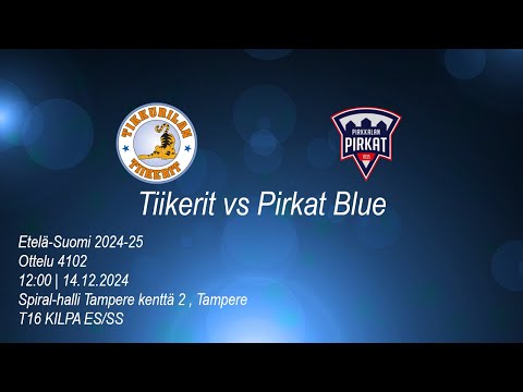 Säbä T16 Tiikerit vs Pirkat Blue