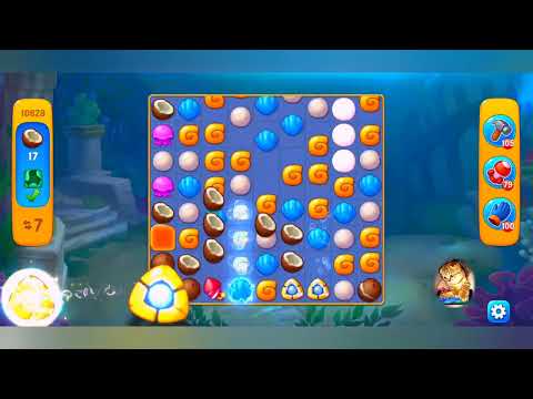 фишдом 2022  #  10828 уровень - прохождение без бустеров # Fishdom,   10828  level - no Boosters.