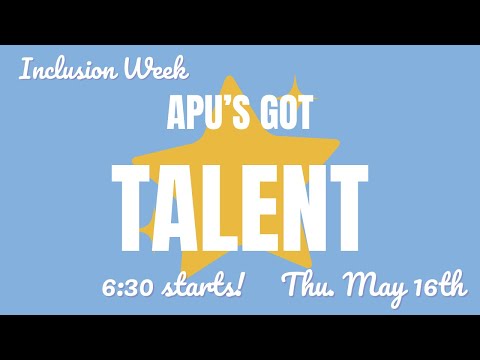 Inclusion Week 2024 " APU's GOT TALENT"