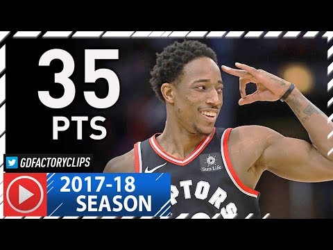 DeMar DeRozan Full Highlights vs Bulls (2018.01.03) - 35 Pts, BANG BANG!