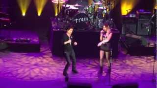 TRAIN: &quot;BRUISES&quot; (feat. GIN WIGMORE) + chat - Hammersmith Apollo, London. Friday, 22 February 2013