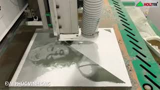 MÁY CNC 1 Đầu khắc chân dung 3D tuyệt đẹp