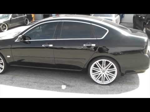 DUBSandTIRES.com 22 Inch RUFF Racing 955 2010 Infiniti M45 Luxury Custom Status Forgiato wheels