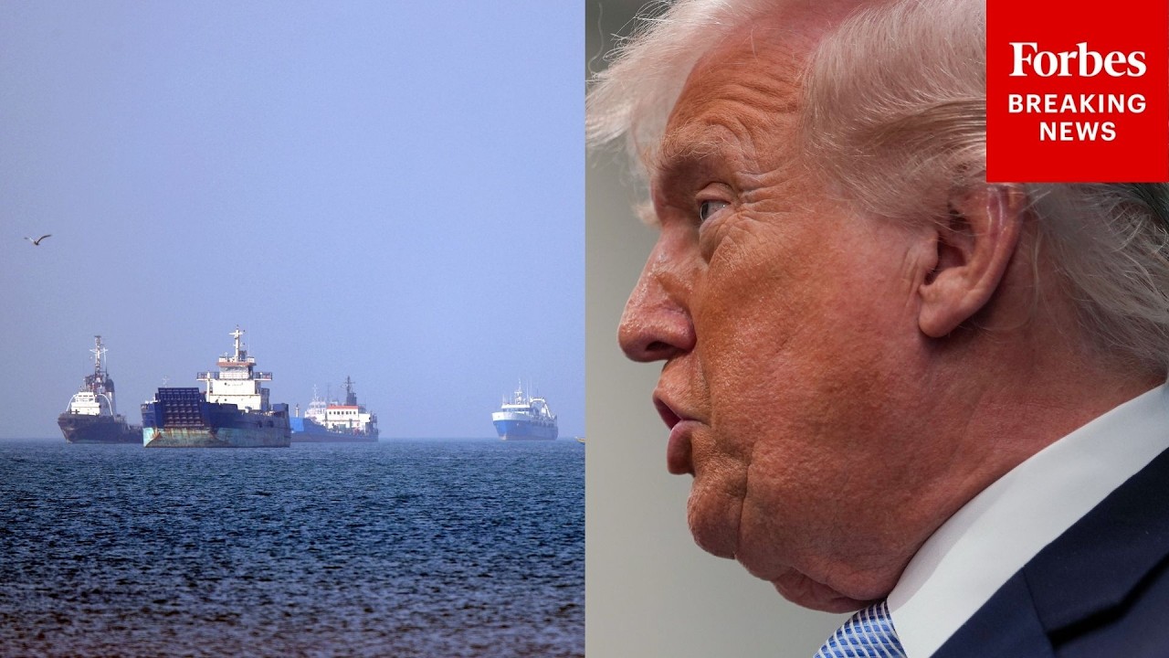 Video | BREAKING NEWS: President Trump Comments On War With Iran Amid Conflict In The Strait Of Hormuz