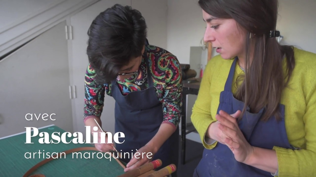 Fabriquez votre petit sac en cuir avec Pascaline - Video