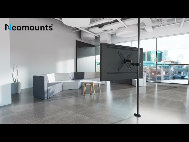 Neomounts FL40-450BL14 Supporto TV a Palo 32 a 55" VESA 75x75 a 400x400 Max 25Kg video
