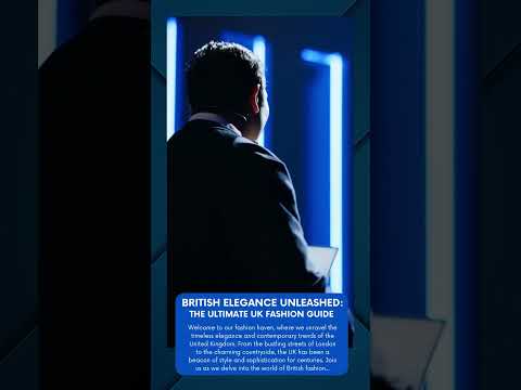 British Elegance Unleashed The Ultimate UK Fashion Guide | Learn more on @walessuperstore-com