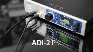 ADI-2 Pro - Perfect Sound Capture and Reproduction - RME Audio Converter