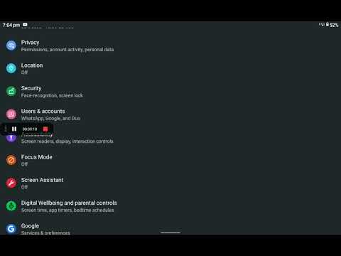how change font size in Lenovo tab