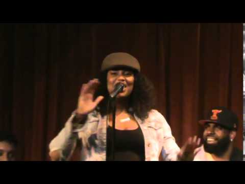 Q Dixon invites the crowd to "Be Thankful For What You Got"