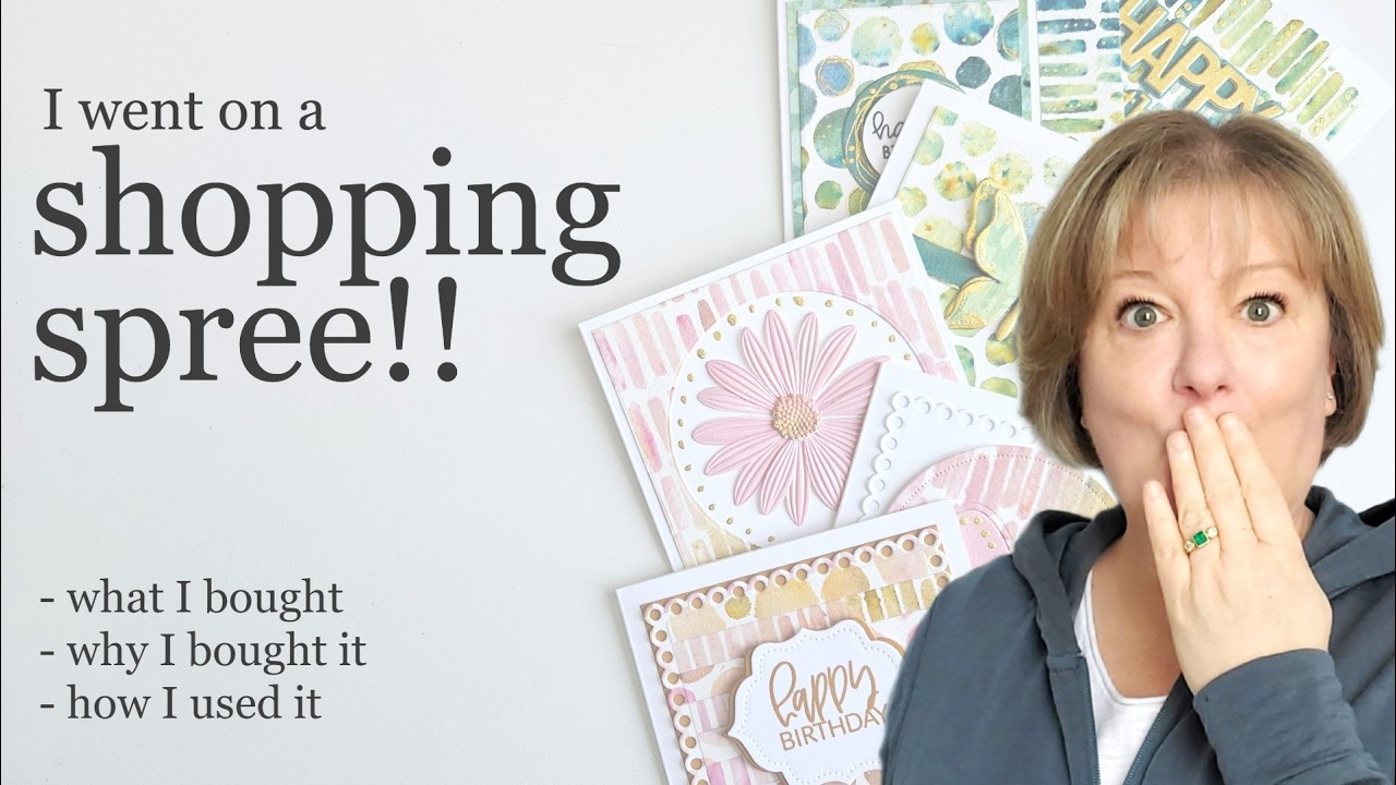 My Crafty Shopping Spree (why I didn't shop my stash!)