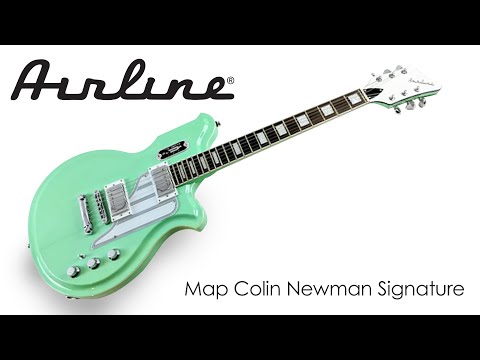 Airline Guitars MAP Colin Newman Signature Seafoam Green image 11