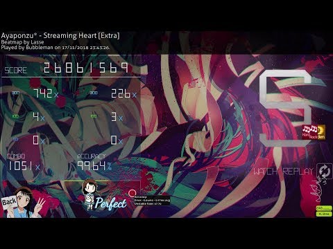 Ayaponzu* - Streaming Heart [Extra] +HDHR FC #1 | Bubbleman