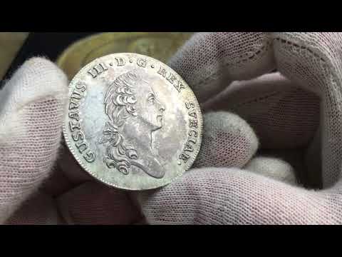 Gustav III - Riksdaler 1776 - Tilltalande exemplar från Roberto Delzanno Numismatik