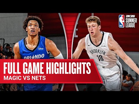 MAGIC vs NETS | NBA SUMMER LEAGUE | FULL GAME HIGHLIGHTS | July 16, 2025