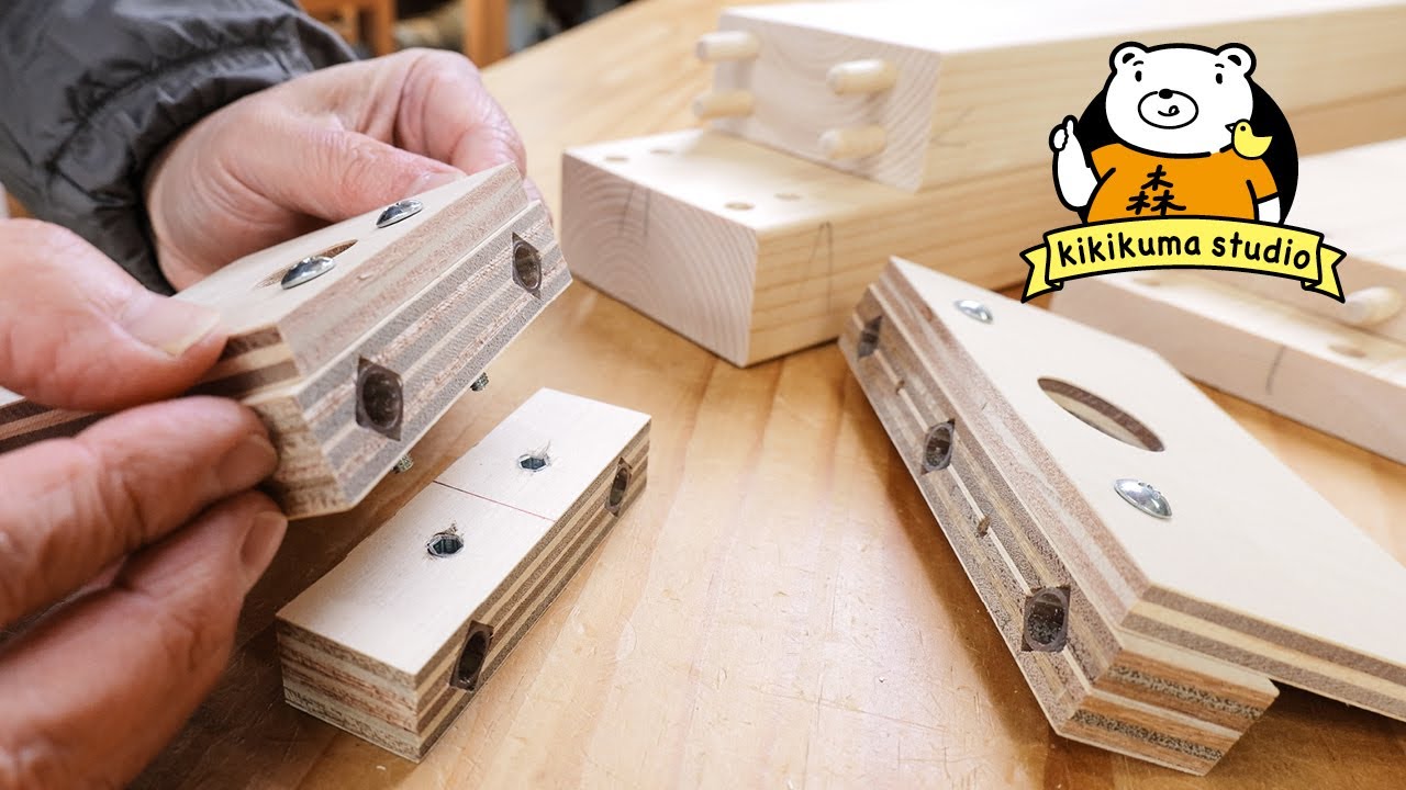 DIY Dowel Jig | The new perfect way without a drill press. Simple, Accurate and Easy  (subtitled)