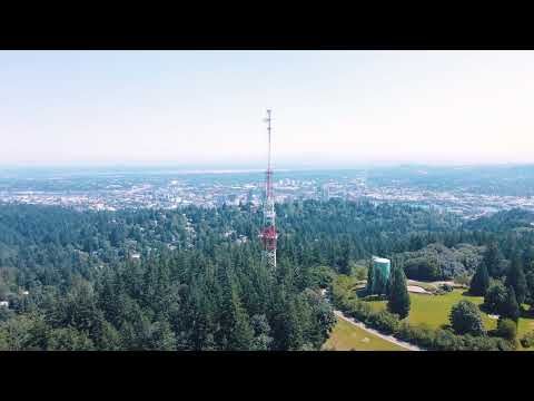 Portland: Council Crest Park Drone Flight with AI-Generated LoFi