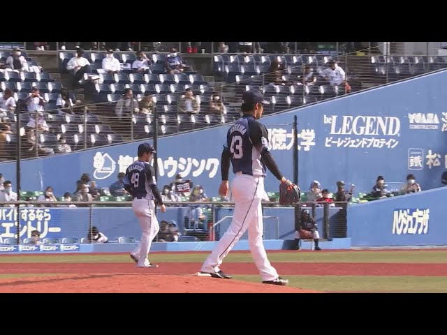 【6回裏】ライオンズ・吉川 1イニング2奪三振の好投を見せる!! 2021/3/6 M-L