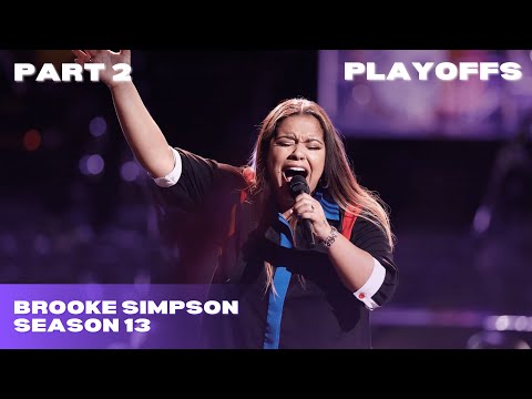 Brooke Simpson: "It's A Man's Man's Man's World" (The Voice Season 13 Playoffs) PART 2