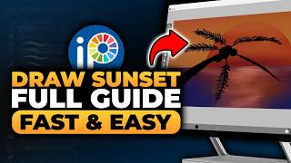 How To Draw Sunset in Ibis Paint X (FAST & EASY) | 100% WORKS | NO Yapping, To The Point!