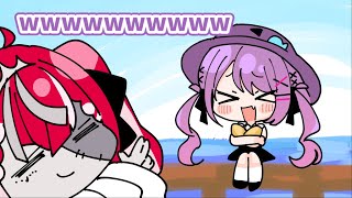 面白過ぎるオリーに爆笑するトワ【常闇トワ /クレイジー・オリー/KureijiOllie/ホロライブ/切り抜き】