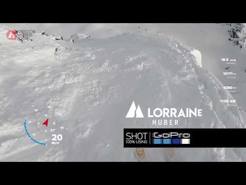 GoPro run Lorraine Huber - 2nd - FWT18 Xtreme Verbier Switzerland