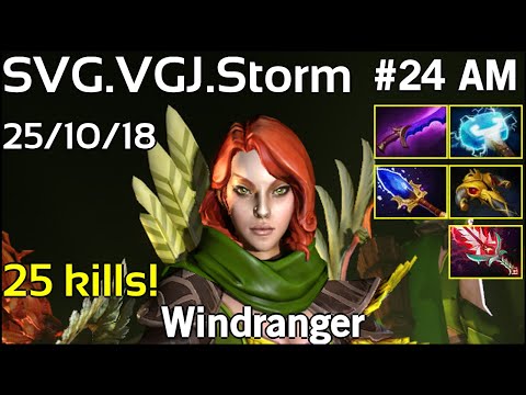 25 kills! SVG [VGJ.Storm] Windranger - Dota 2  7.19