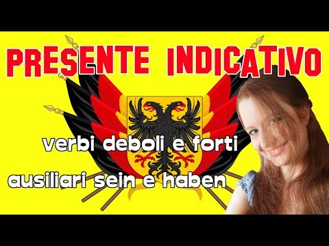 Lezione Tedesco 9 | Presente indicativo dei verbi deboli, forti, ausiliari SEIN e HABEN