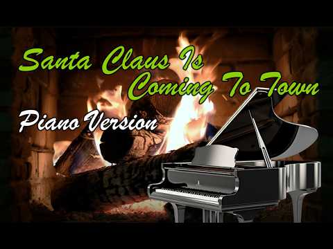 Michael Forster - Santa Claus Is Coming To Town (Christmas Piano Chill | Fireplace Video)