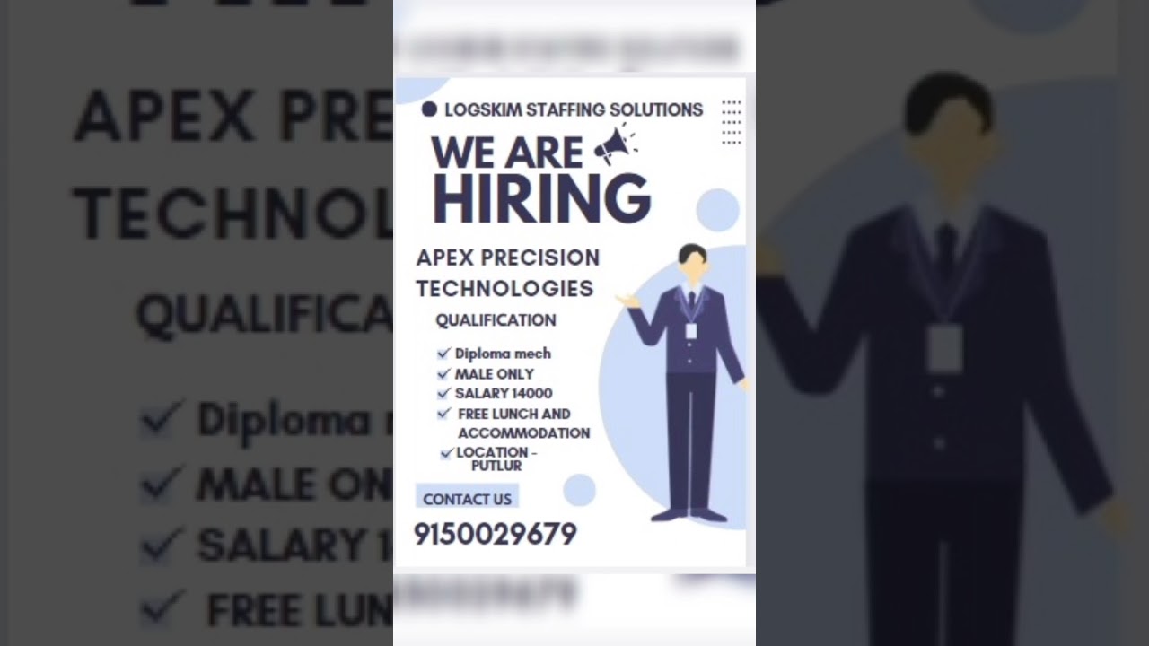Apex Precision Company Job Openings #job #today #jobsnow #jobopening #business #fresherjobs