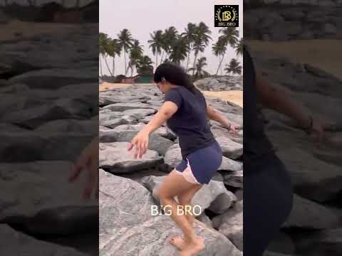 #Shorts | Actress Ritika Singh Cute Beach Moments | Big Bro