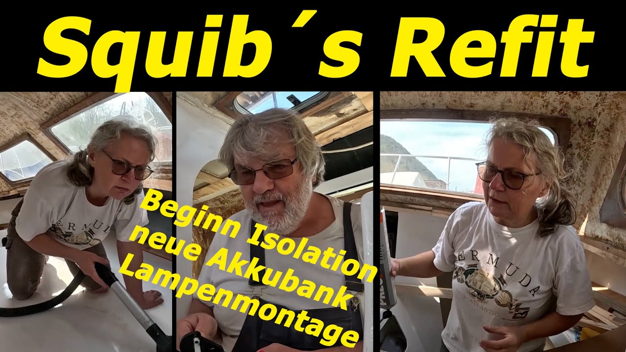 Squib's Refit - Insulate ceiling - Additional battery bank - LEDs - Adapt window frame /128