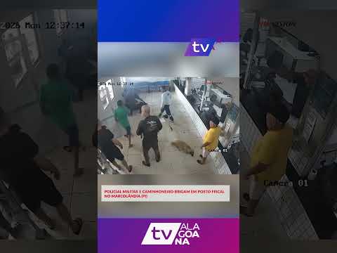 P0LIC14L MILITAR E CAMINH0NEIR0 BR1G4M EM P0ST0 F1SCAL NO MARCOLÂNDIA (PI)