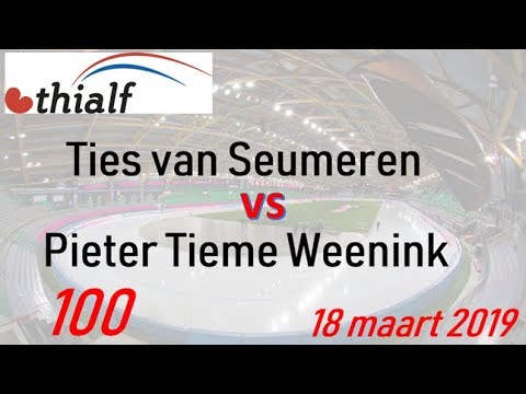 Ties van Seumeren vs Pieter Tieme Weenink 100 Thialf 20190318