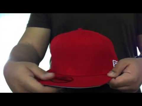 New Era '59FIFTY-BLANK' Solid Red Fitted Hat