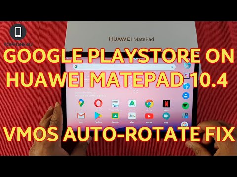 How to fix Auto-Rotate Screen on Huawei MatePad with Google Playstore on Vmos