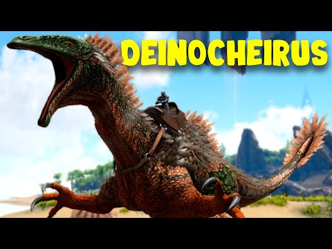 COMO TAMEAR DEINOCHEIRUS Y TODAS SUS HABILIDADES - ARK: ADDITIONAL CREATURES 2 WILD ARK MOD