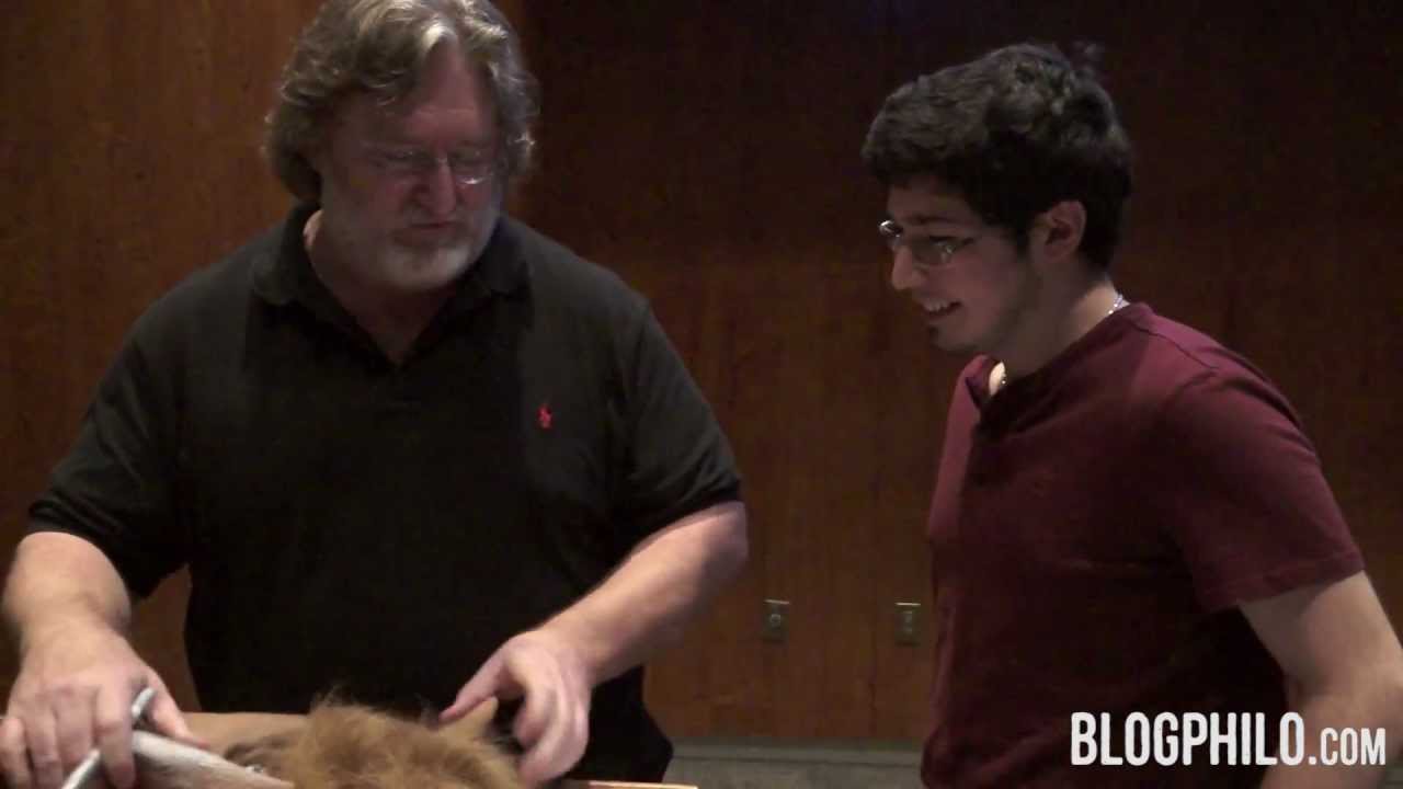 Oh, It’s Just Gabe Newell Wearing A Horse Mask
