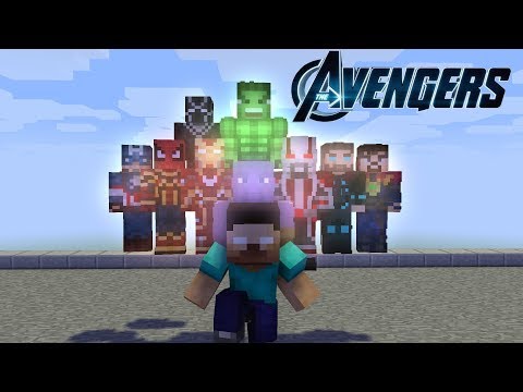 EPIC Minecraft Animation! Avengers Battle Herobrine!