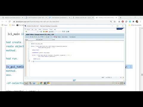 Video 3 - CDS with I/P, CDS in SE38, Call CDS from another CDS, CDS to ALV