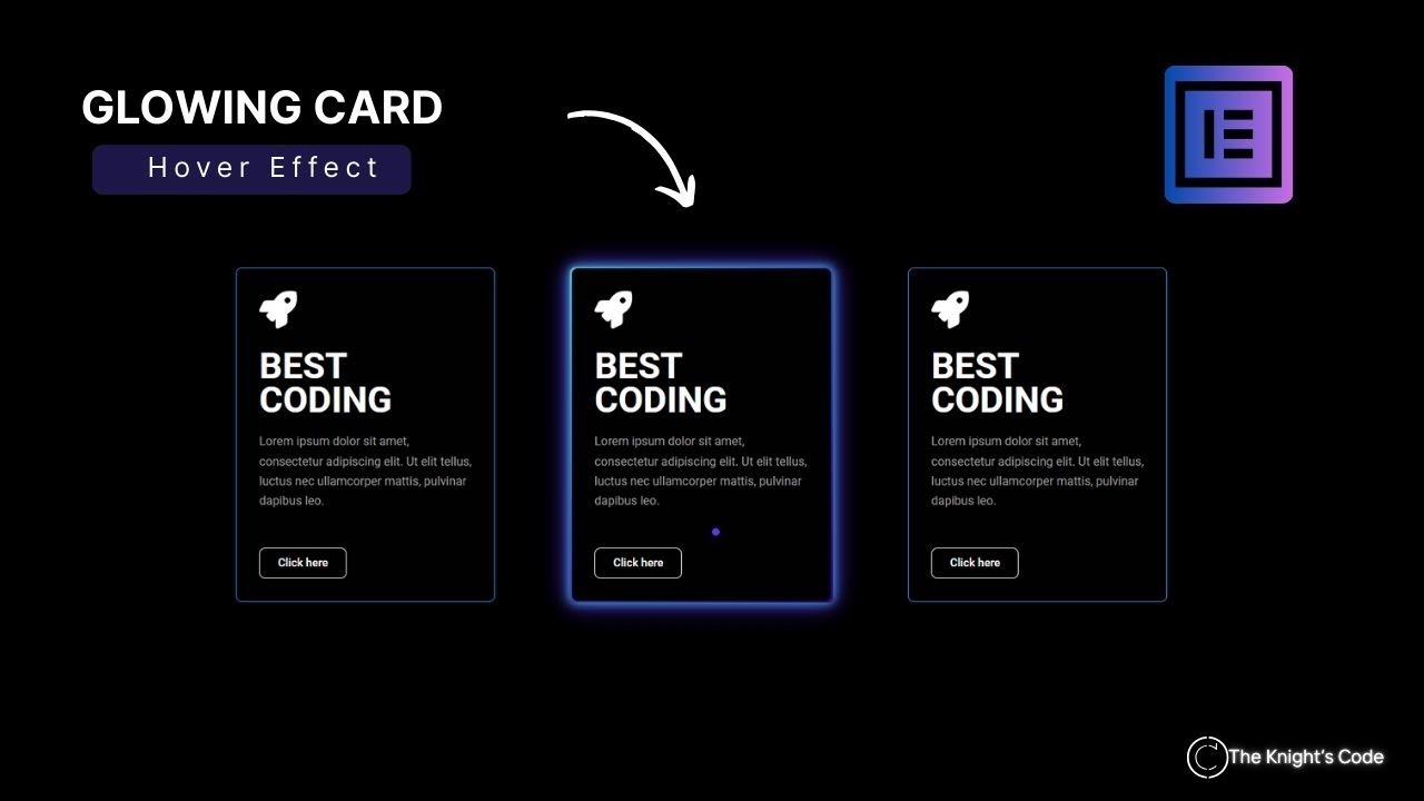 Elementor Magic Card Hover Effect | Glowing Card Hover Effect | WordPress Elementor Pro Tutorial